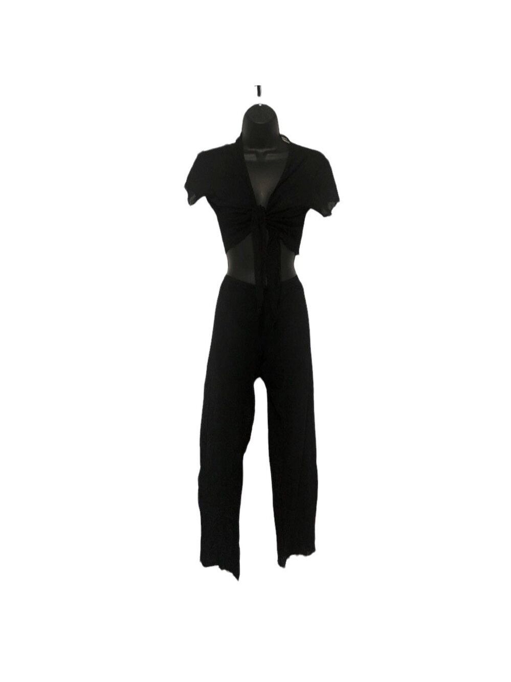 Vintage Victoria’s Secret black micro mesh 3 piece set